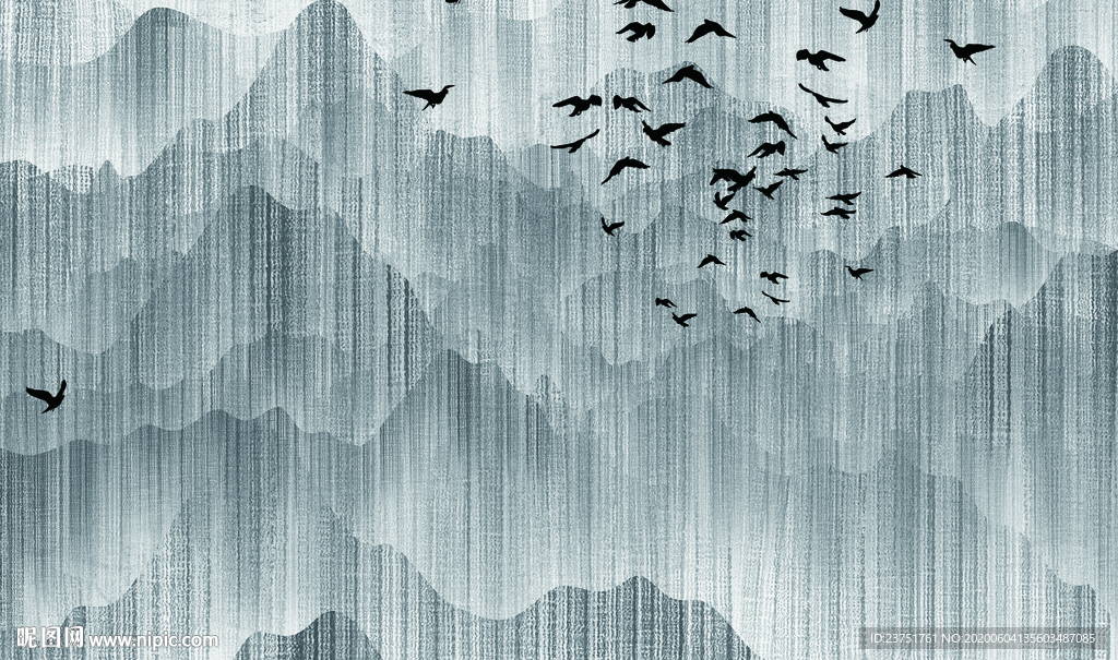 新中式山水画