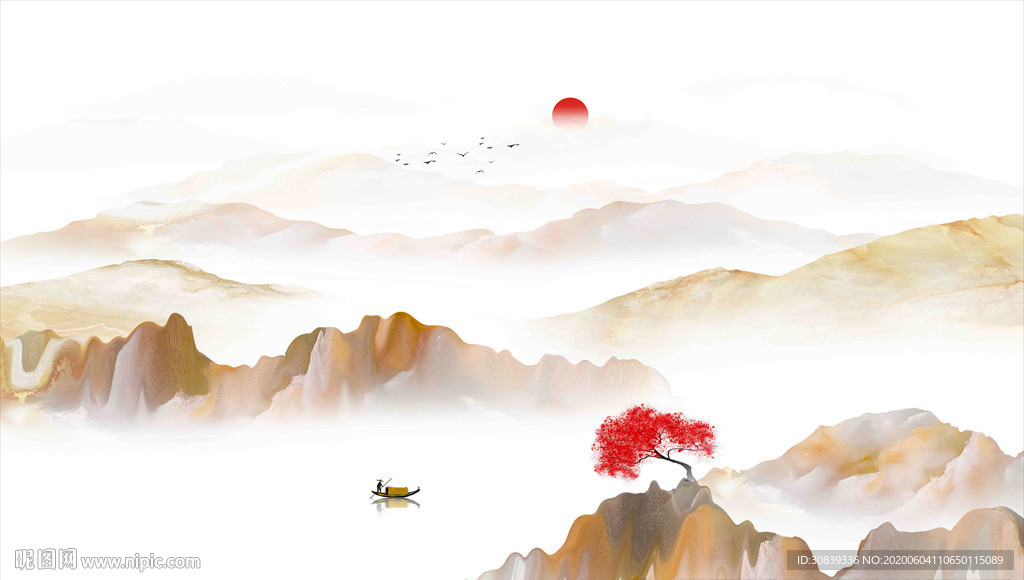 新中式大理石背景