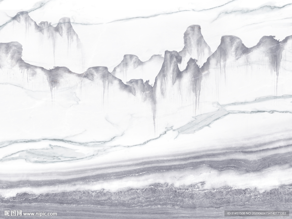 大理石山水