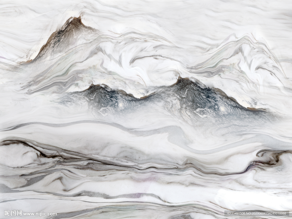大理石山水