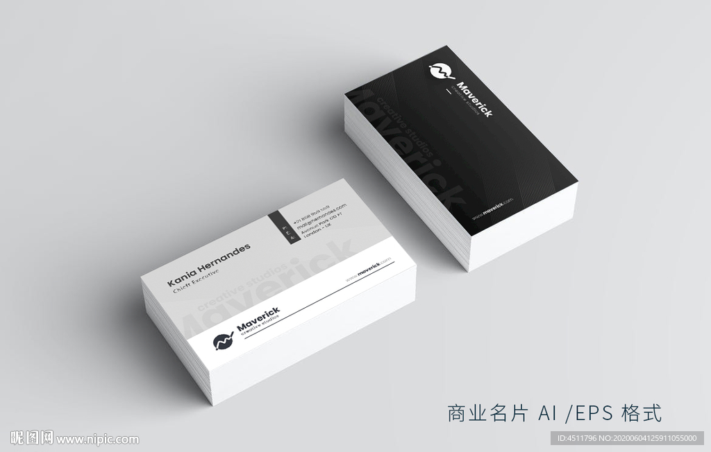 高端创意简约大气时尚商务名片