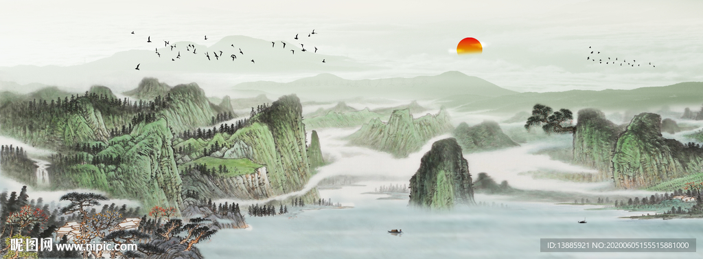 山水装饰画