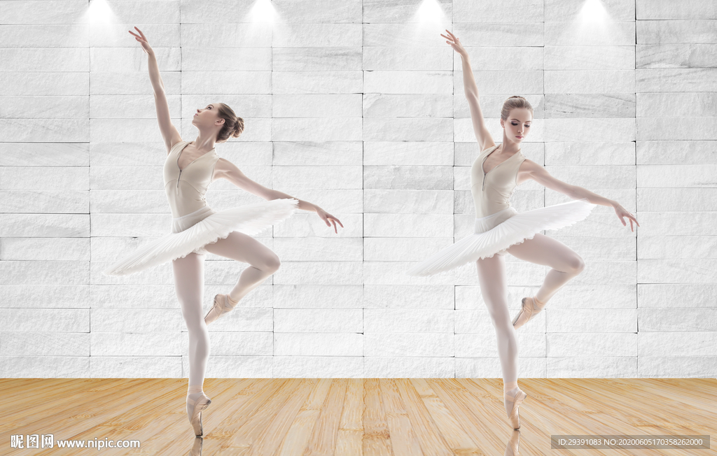 手绘芭蕾舞图片