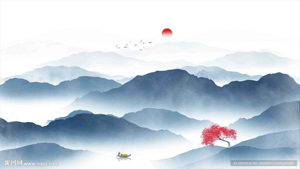 新中式山水