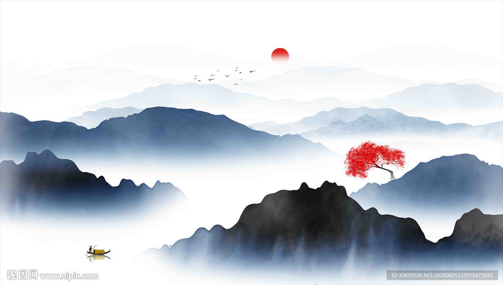 水墨画