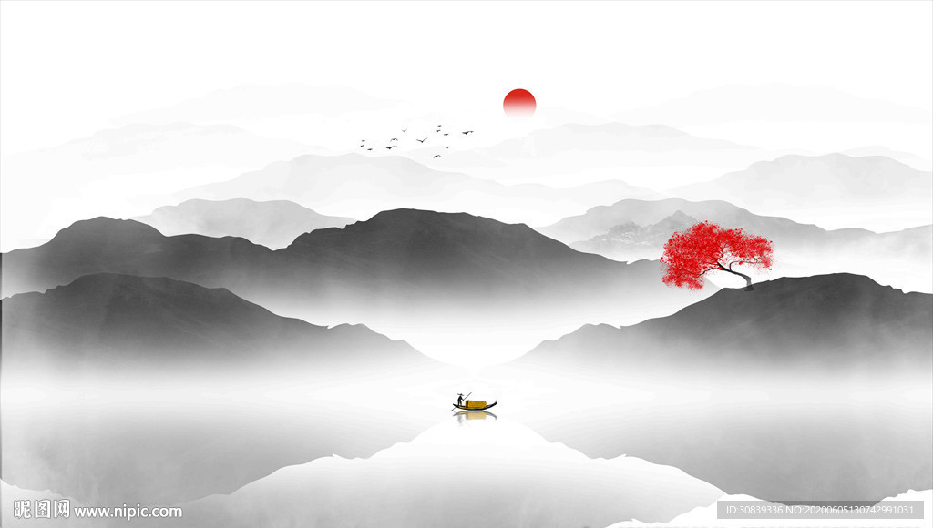 水墨山水