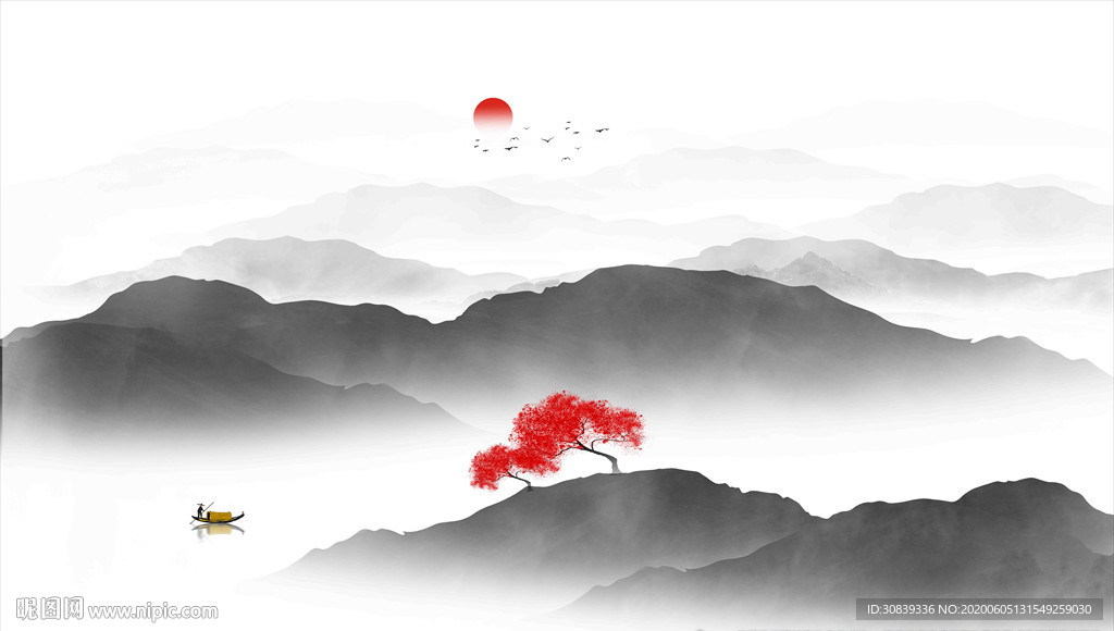 水墨山水