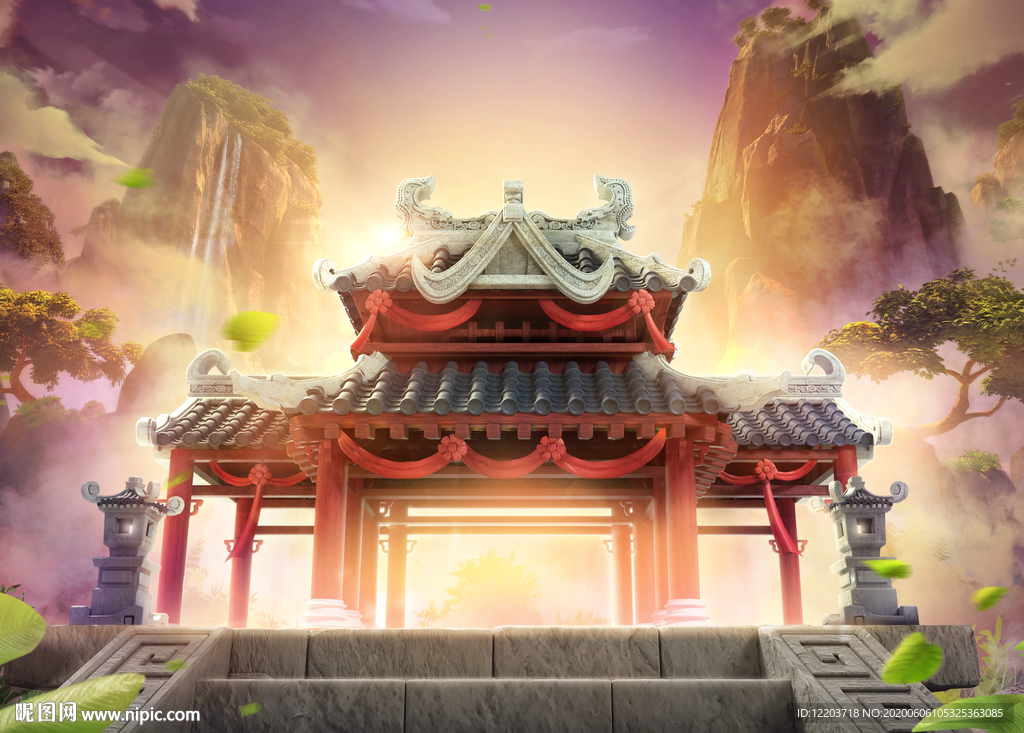 游戏动漫背景UI