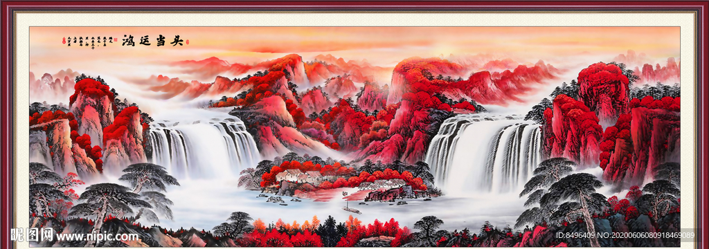山水画国画山水画