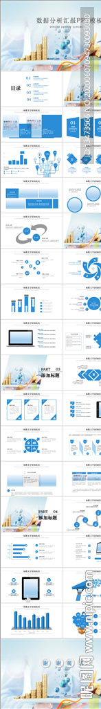 财务数据统计分析报告PPT