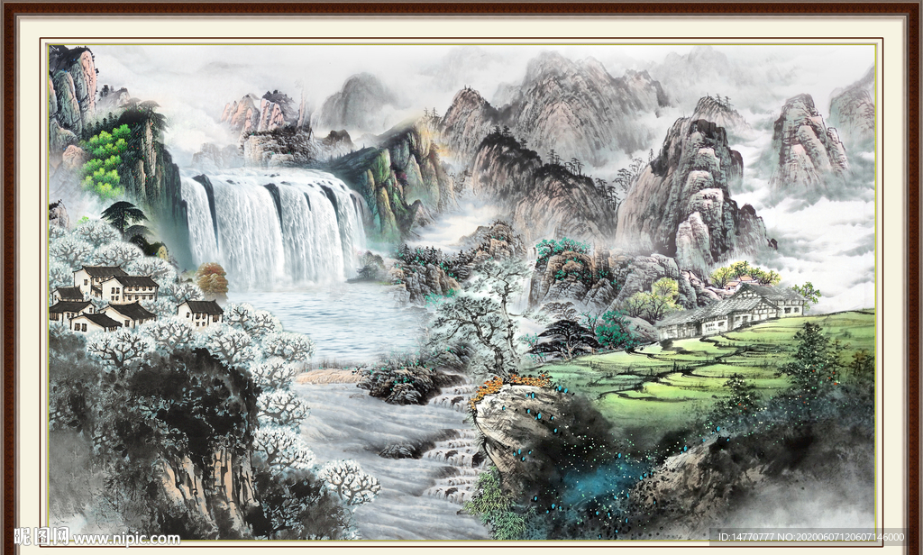 山水风景画