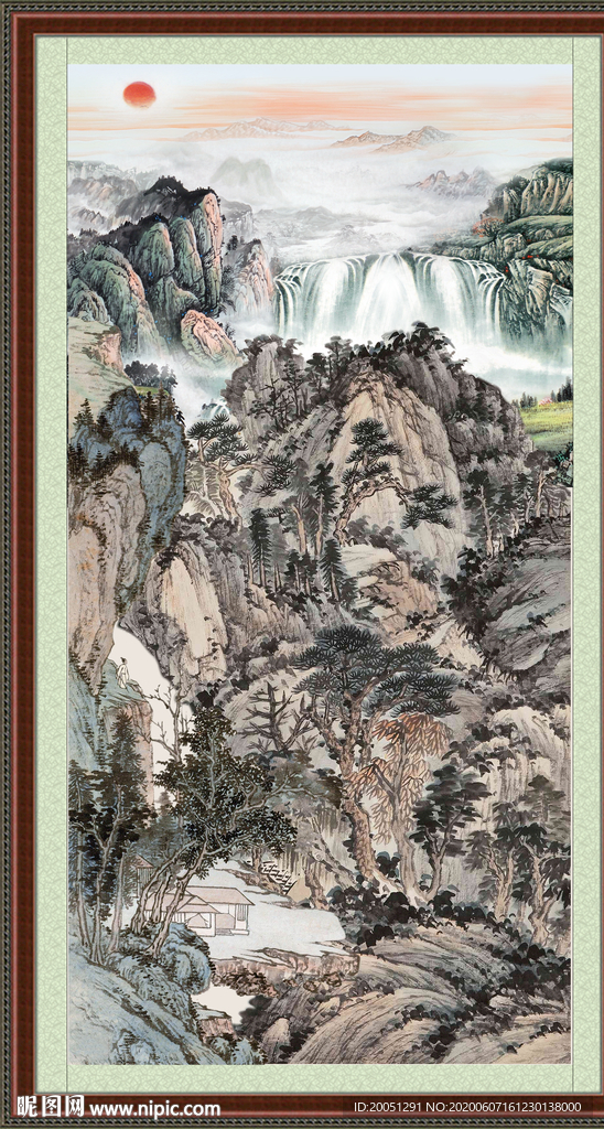 国画山水画