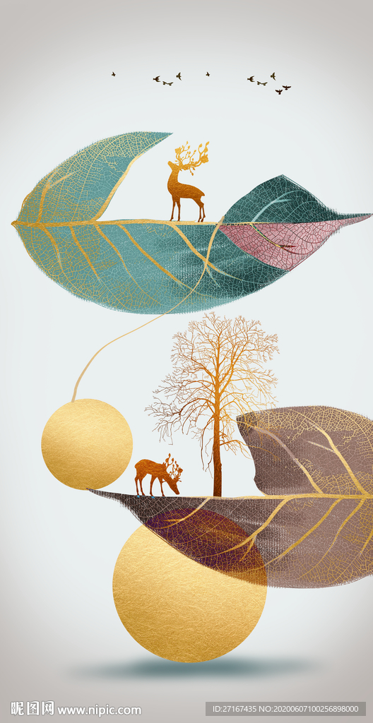 简约抽象卡通背景