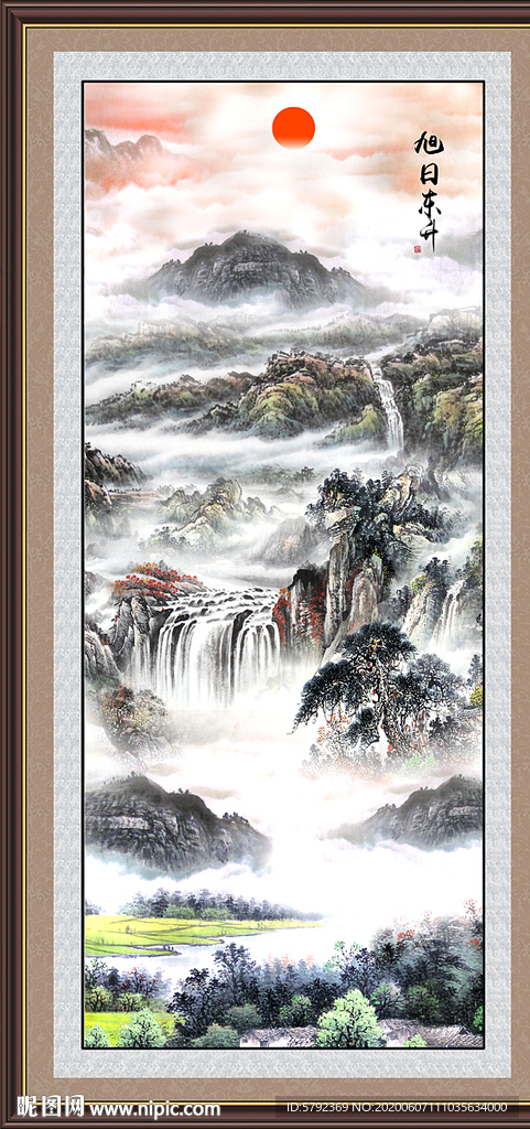 山水画国画山水画