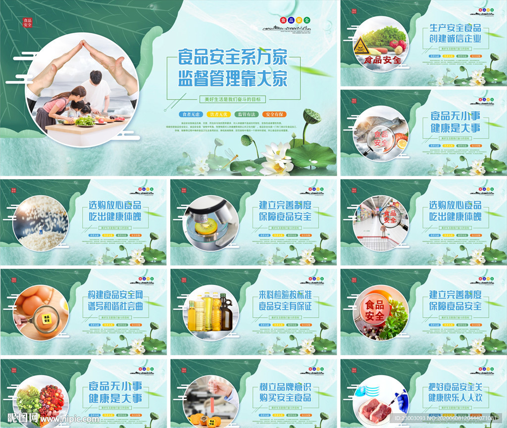 食品安全 宣传展板