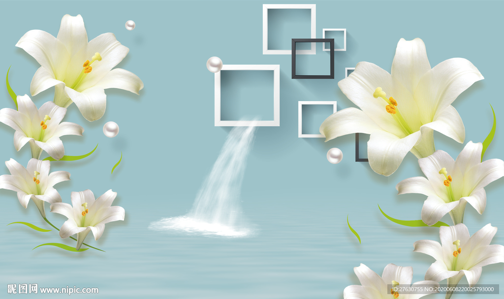 现代电视背景墙