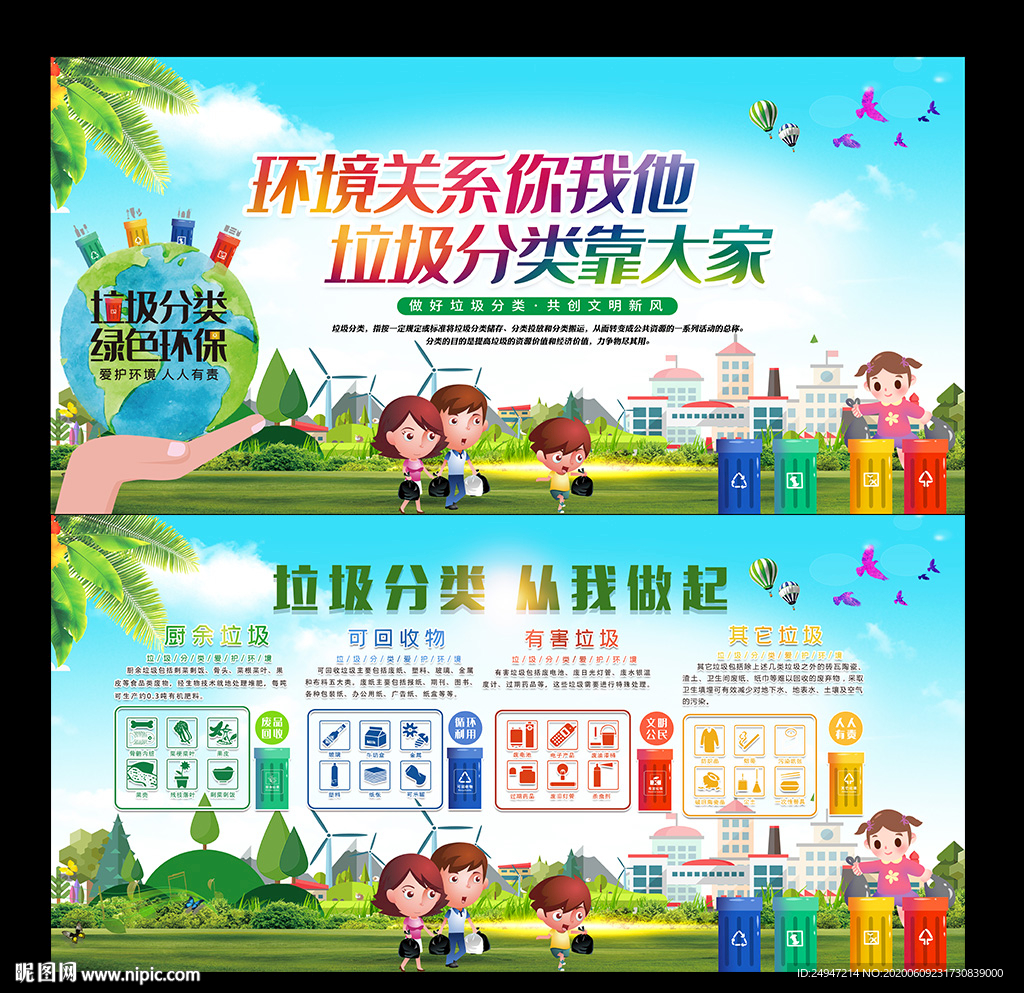 垃圾分类海报