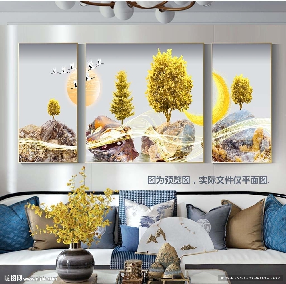 发财树装饰画