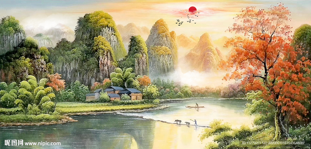 风景油画