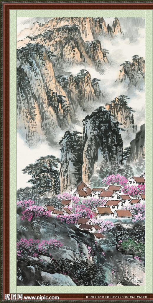 国画山水画