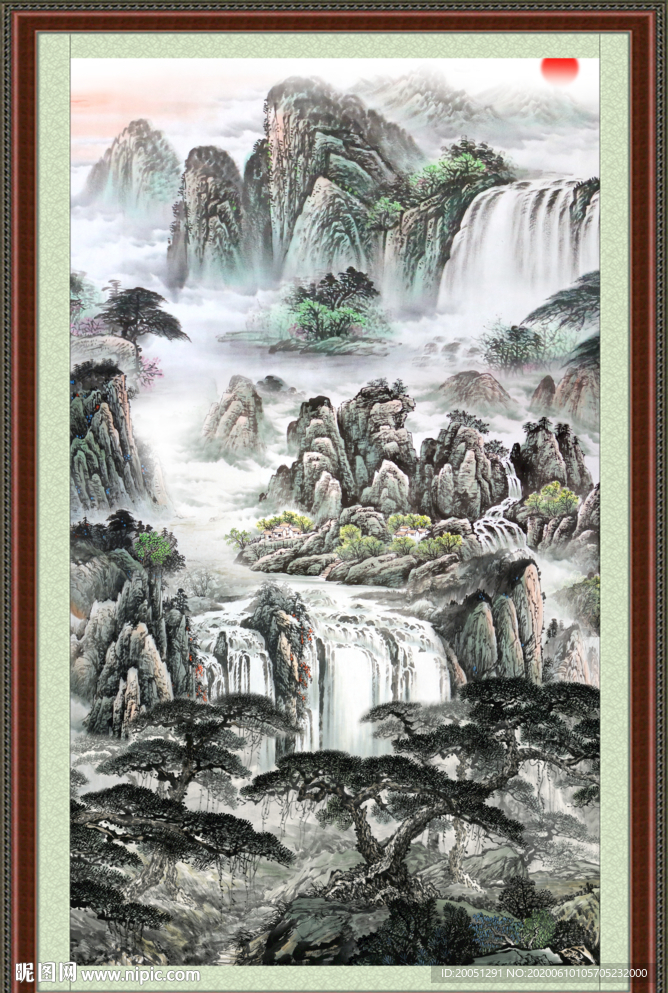 国画山水画
