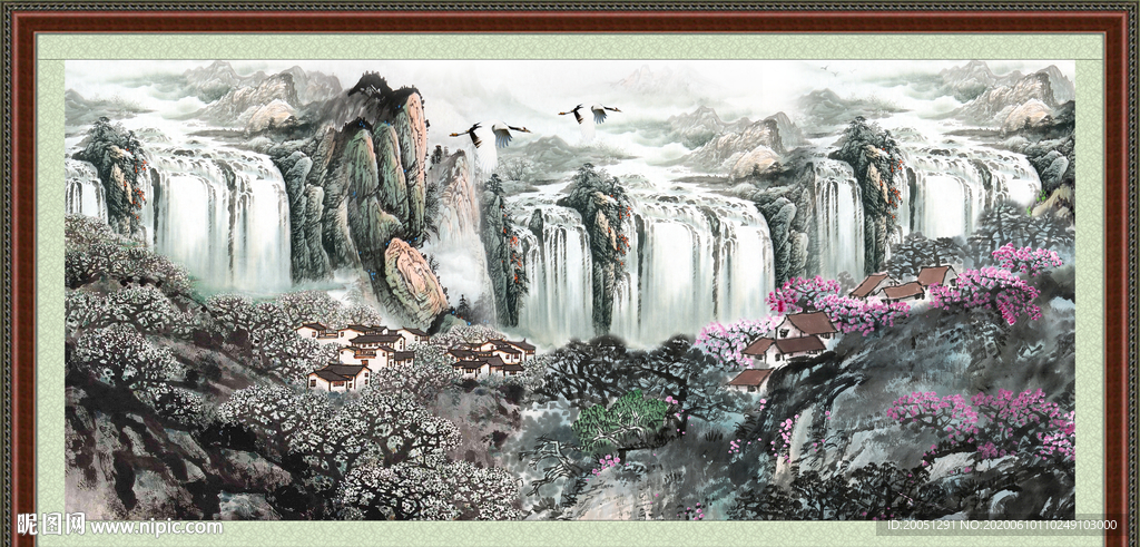 国画山水画