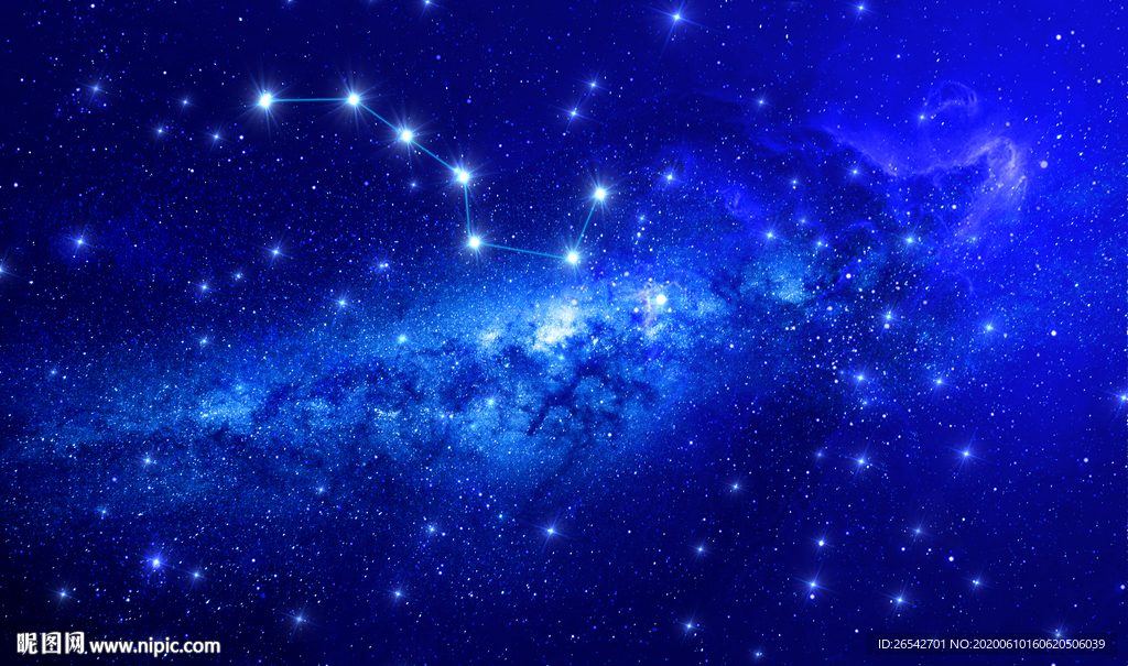银河系星空北斗星