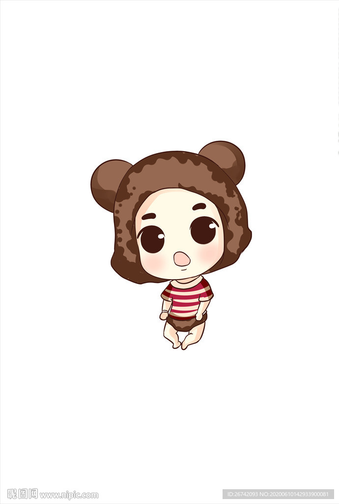 原创Q版 PSD精细分层人物