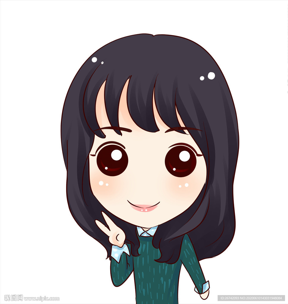 原创Q版 PSD精细分层人物