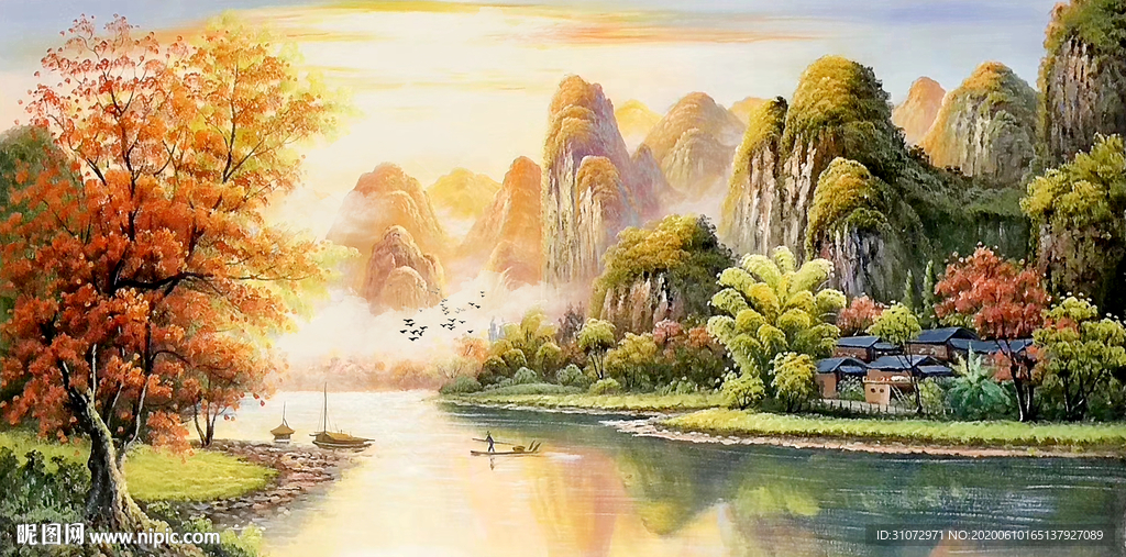 风景油画