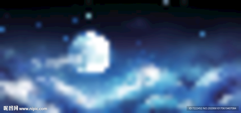 满月与星星