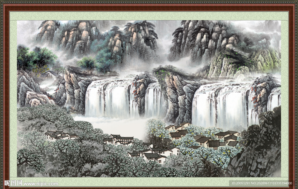 国画聚宝盆