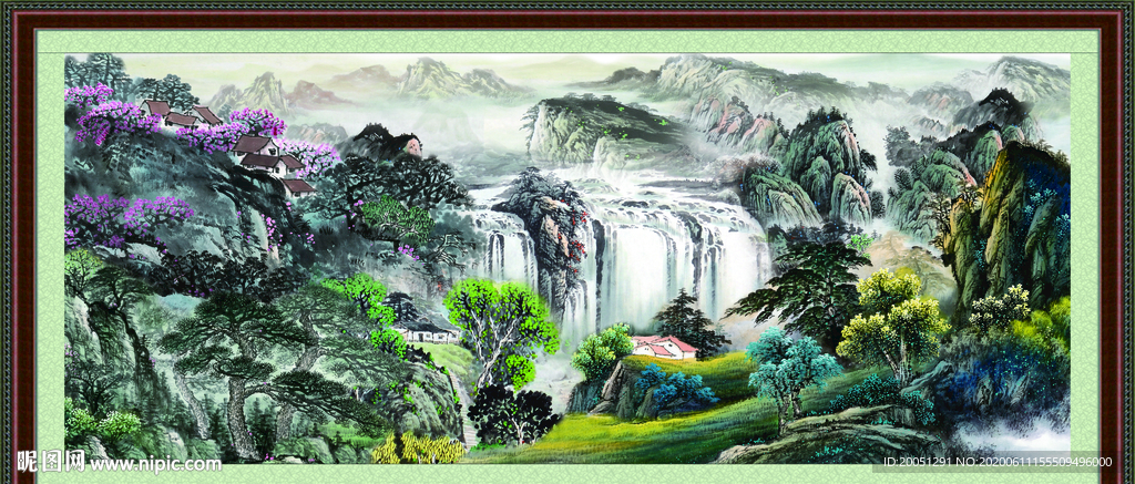 国画山水画