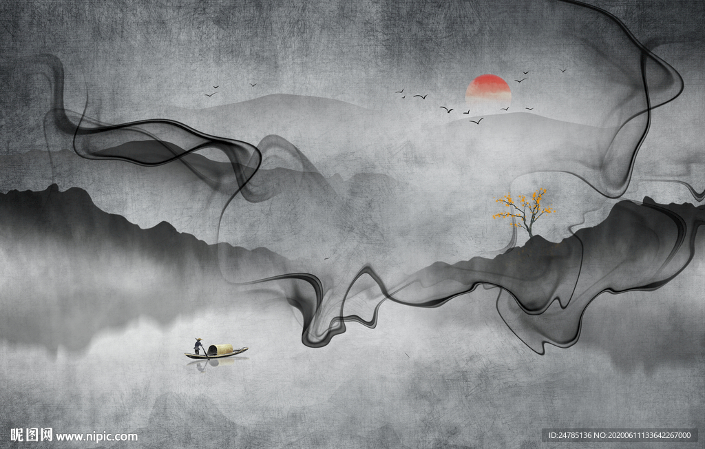 水墨画