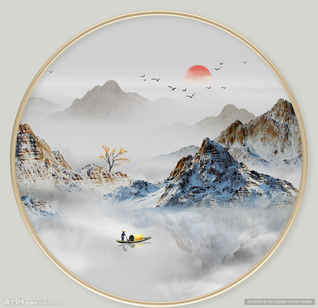 山水装饰画