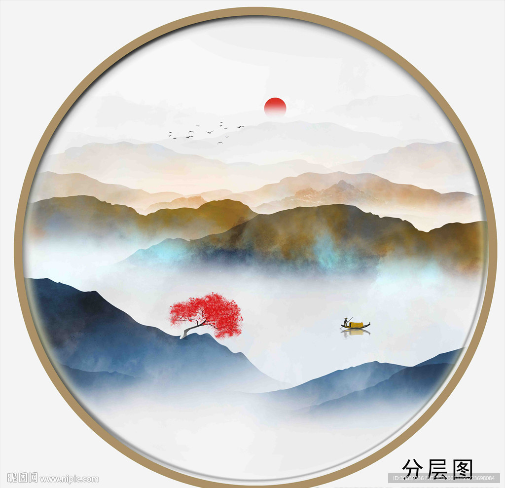 写意水墨山水