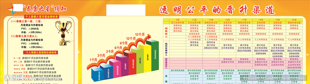 保险须知及晋升图