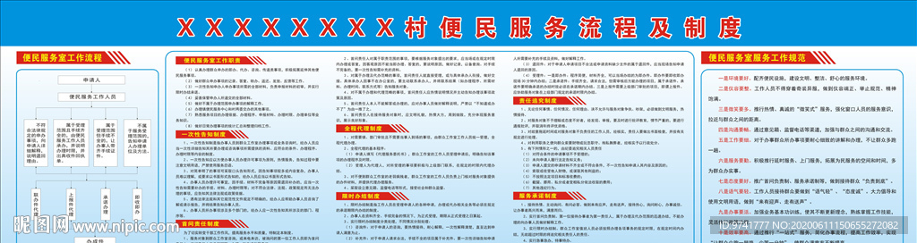 村级便民服务室流程及制度