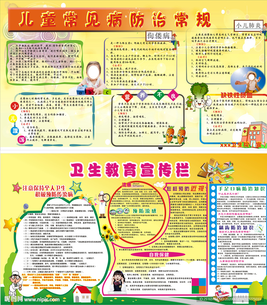 儿童保健宣传栏
