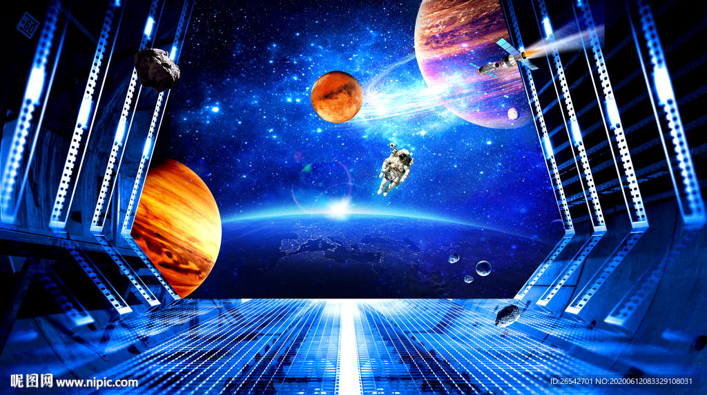 星空立体画