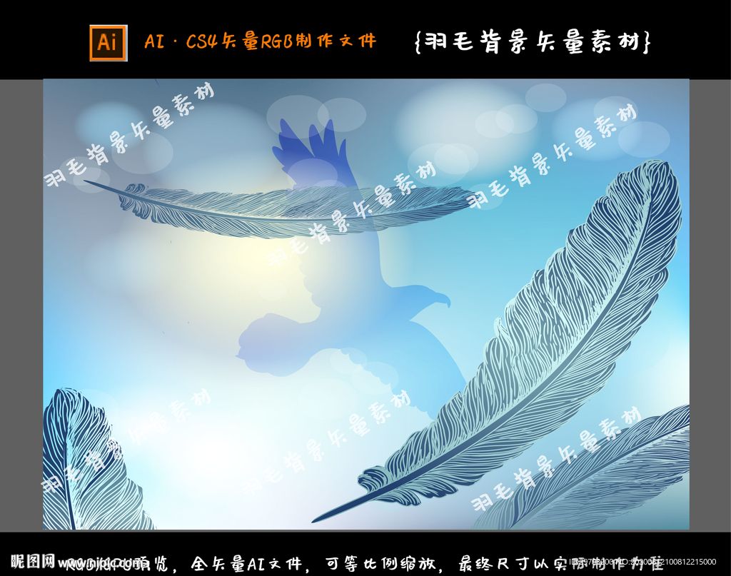 羽毛背景