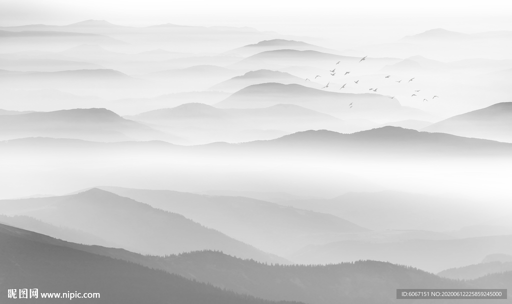 新中式山水画