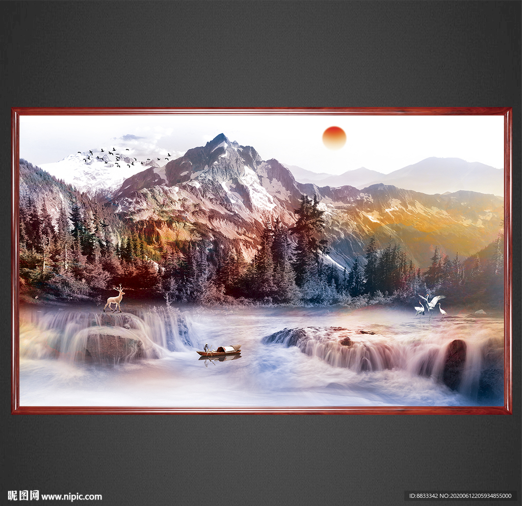 新中式山水画