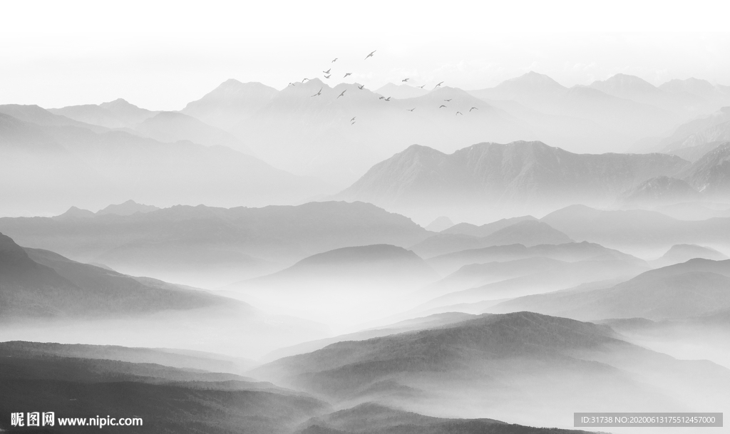 新中式山水画