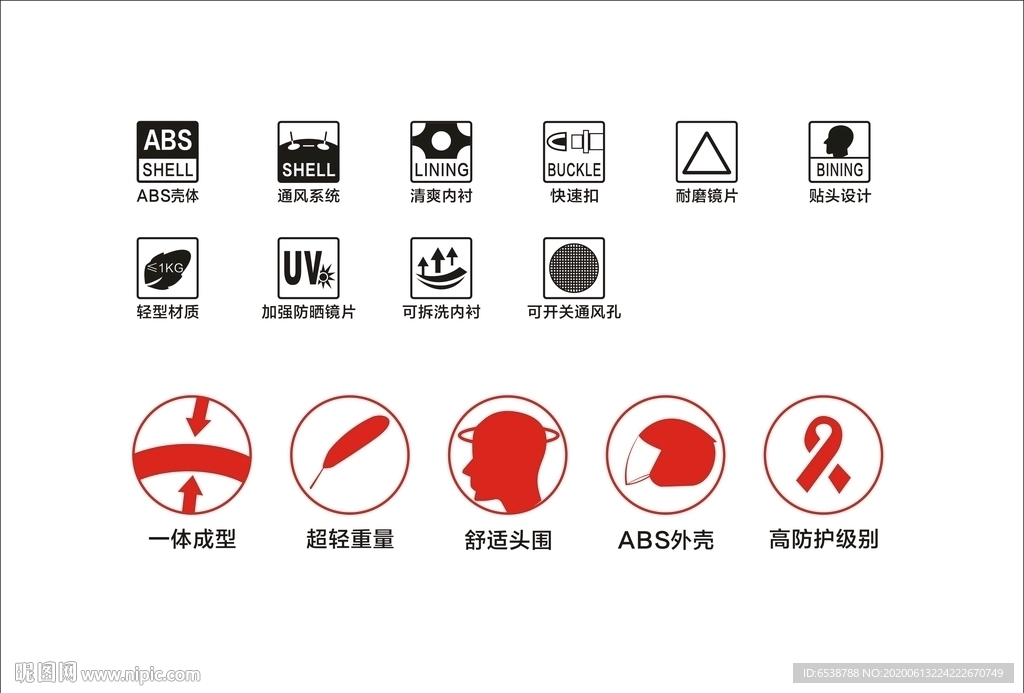 头盔特性小图标