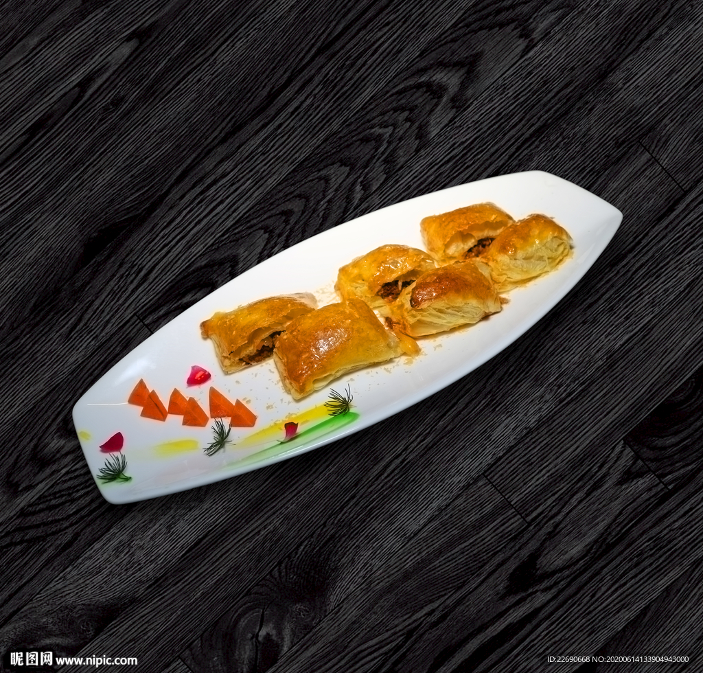 酥皮包扣好的图