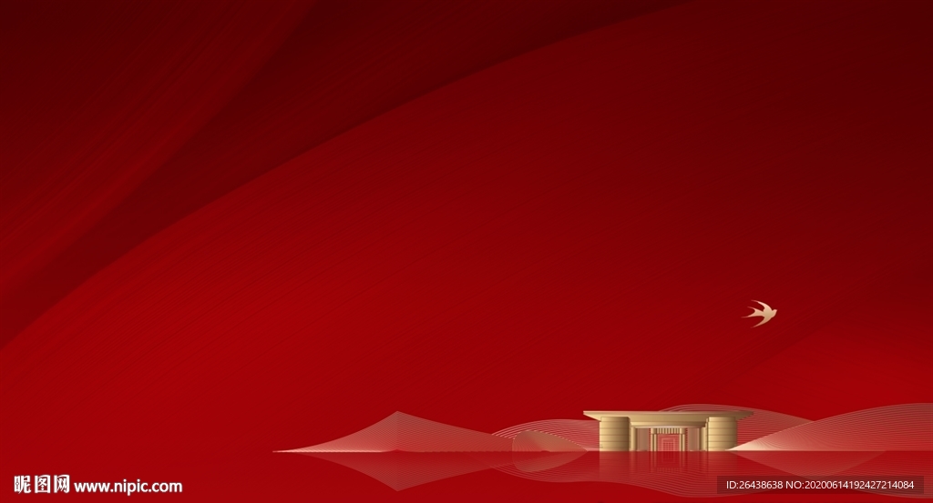 红色背景