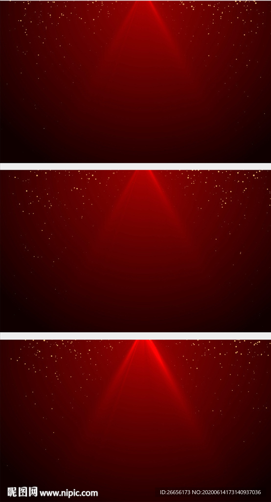 红色LED舞台背景视频