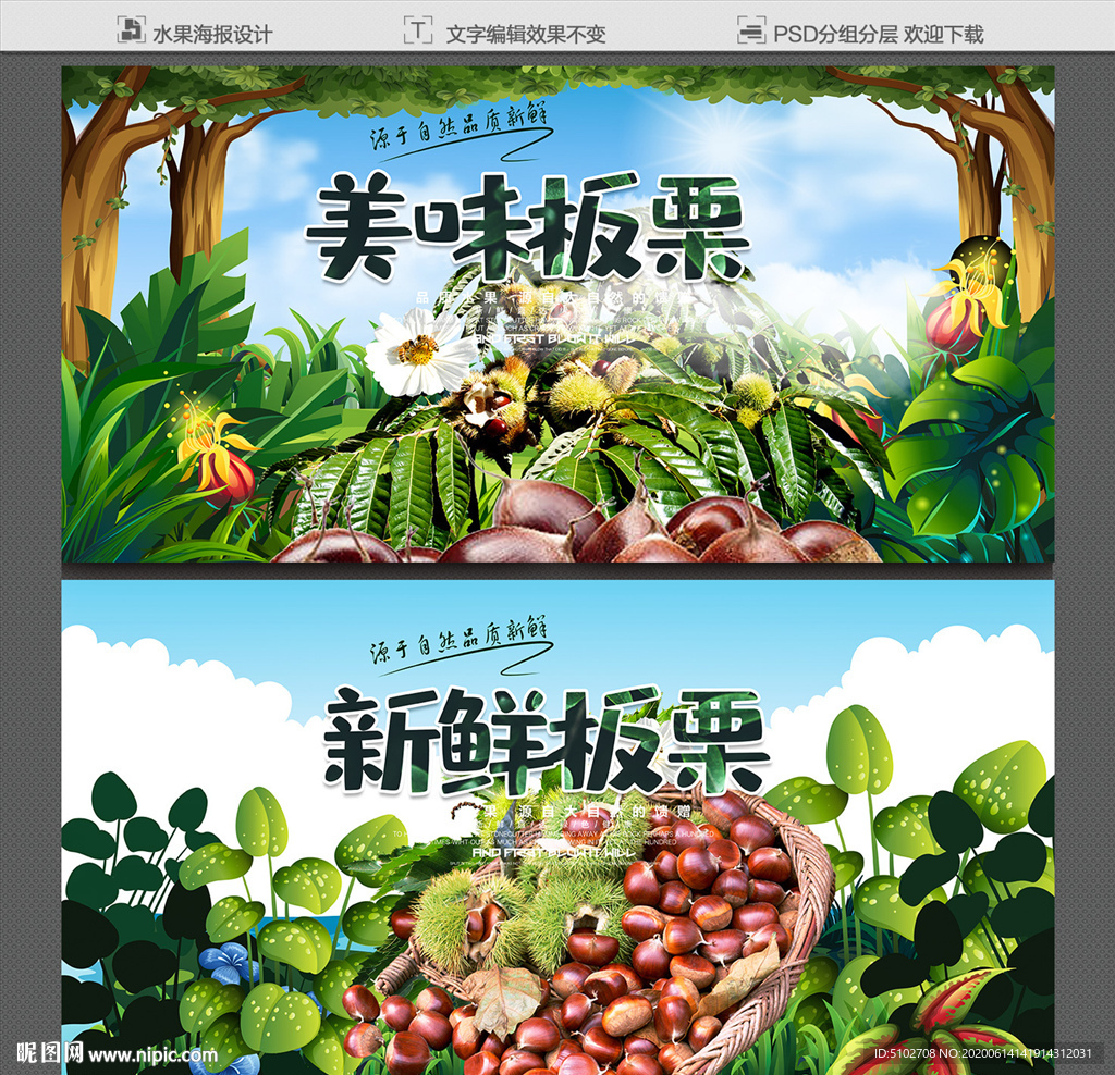 板栗海报
