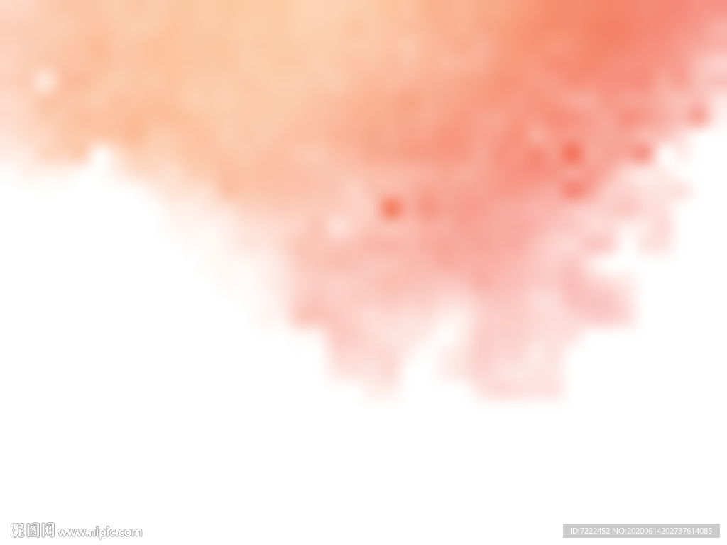 粉色柔和水彩画